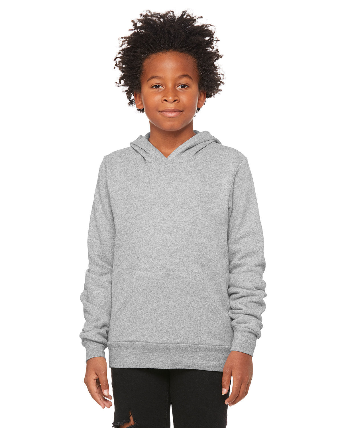 Bella + Canvas Youth Sponge Fleece Pullover Hooded Sweatshirt