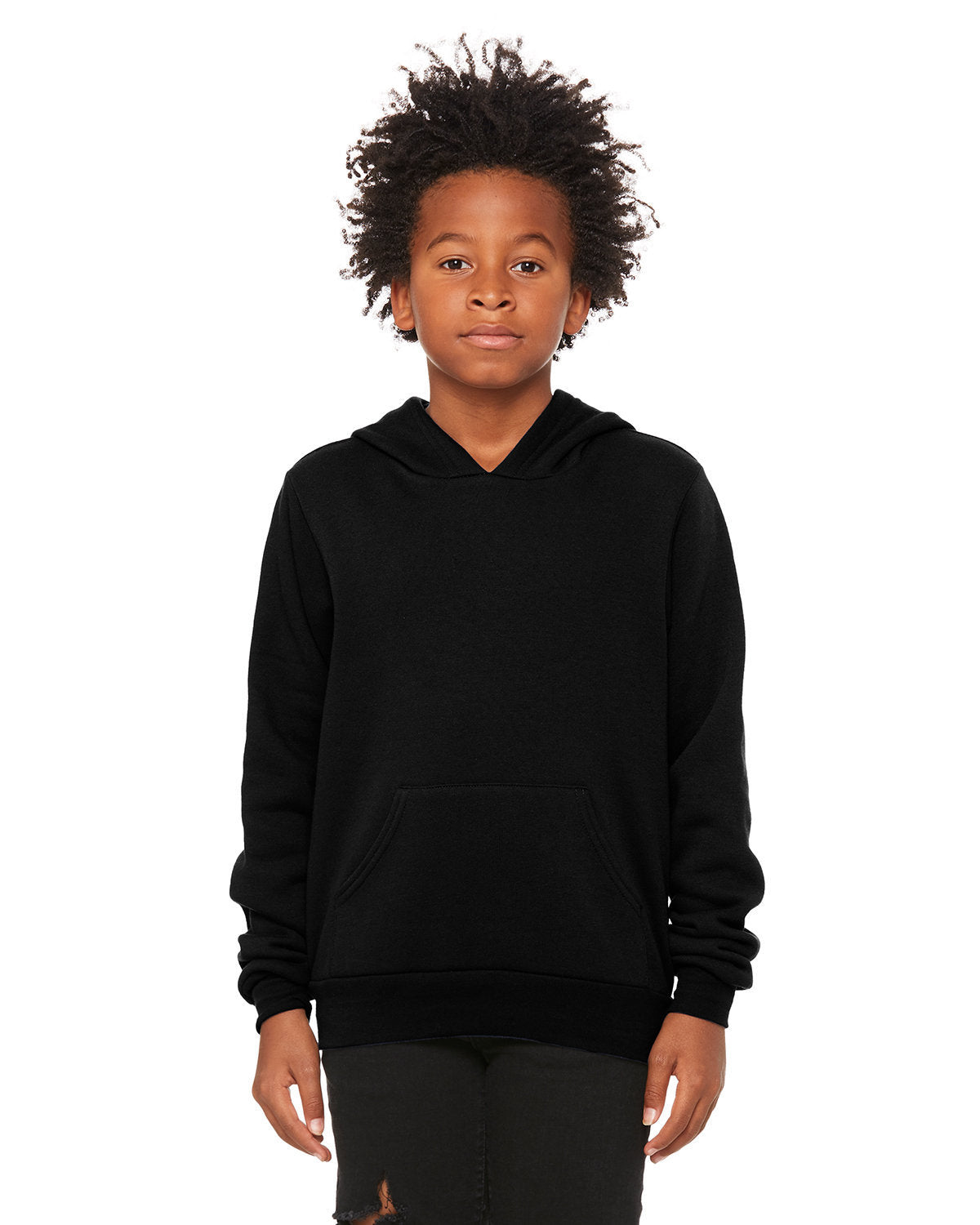 Bella + Canvas Youth Sponge Fleece Pullover Hooded Sweatshirt