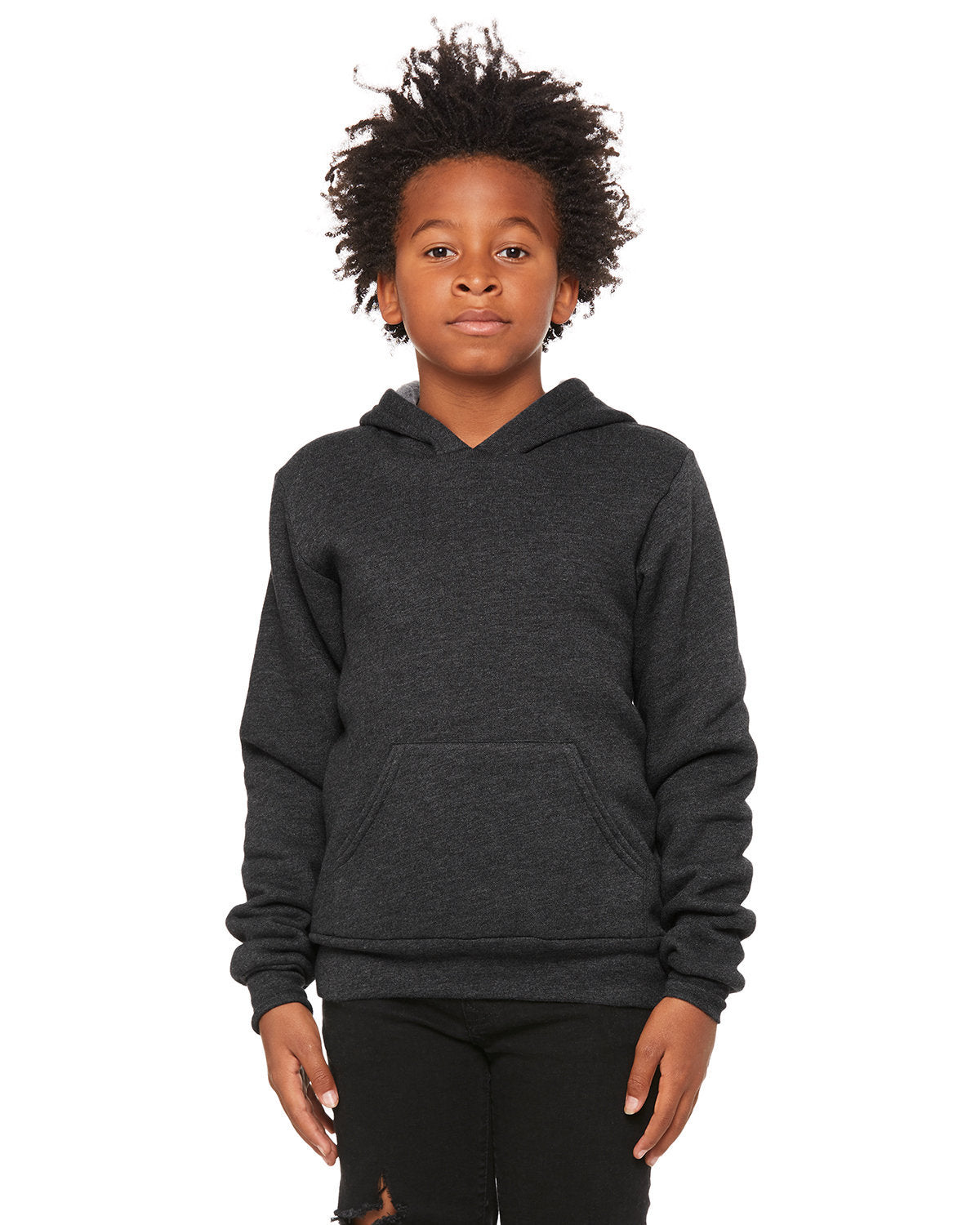 Bella + Canvas Youth Sponge Fleece Pullover Hooded Sweatshirt