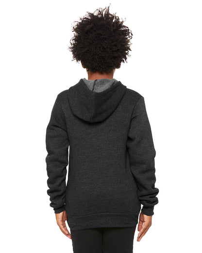 Bella + Canvas Youth Sponge Fleece Pullover Hooded Sweatshirt