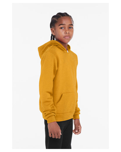 Bella + Canvas Youth Sponge Fleece Pullover Hooded Sweatshirt