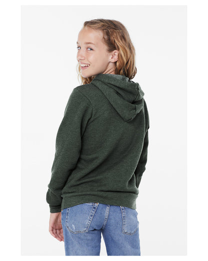 Bella + Canvas Youth Sponge Fleece Pullover Hooded Sweatshirt