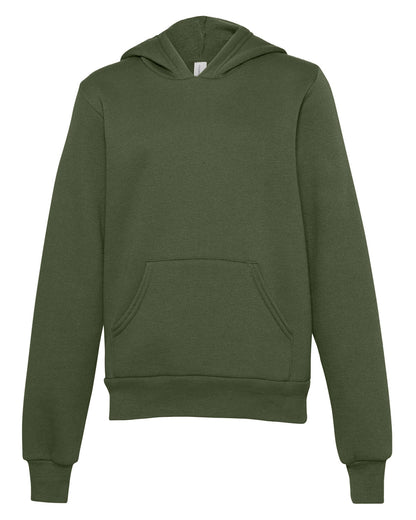 Bella + Canvas Youth Sponge Fleece Pullover Hooded Sweatshirt