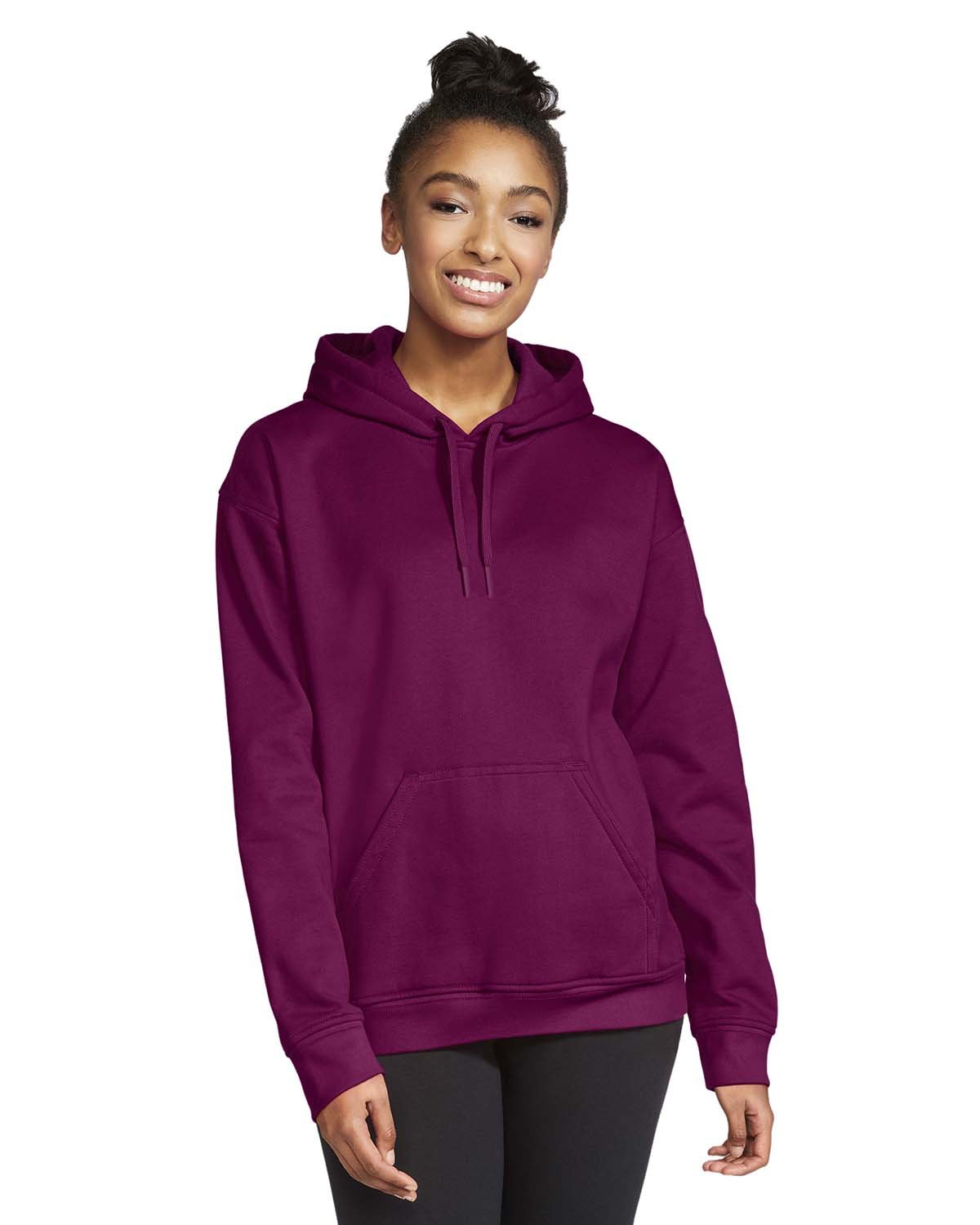 Gildan Adult Softstyle® Fleece Pullover Hooded Sweatshirt