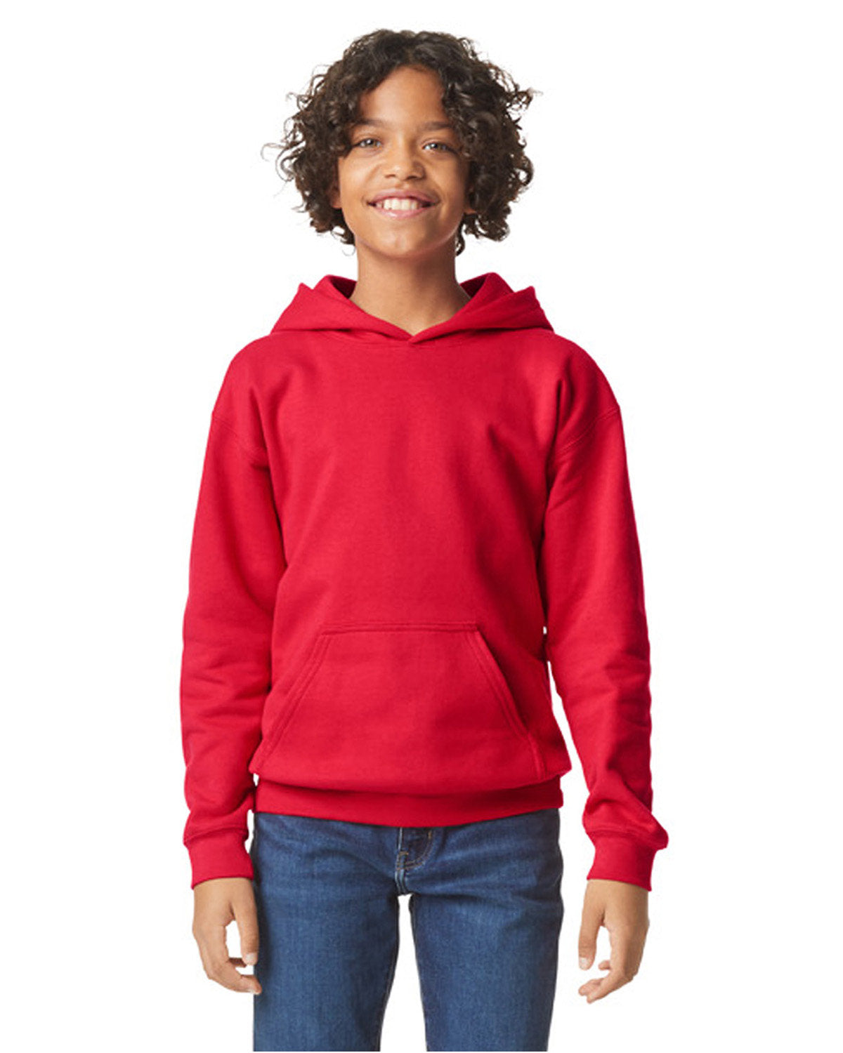 Gildan Youth Softstyle Midweight Fleece Hooded Sweatshirt