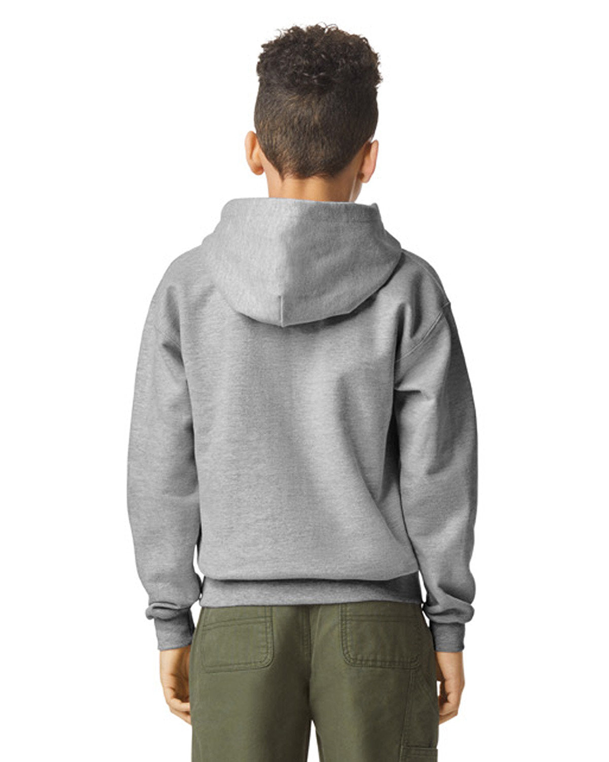 Gildan Youth Softstyle Midweight Fleece Hooded Sweatshirt