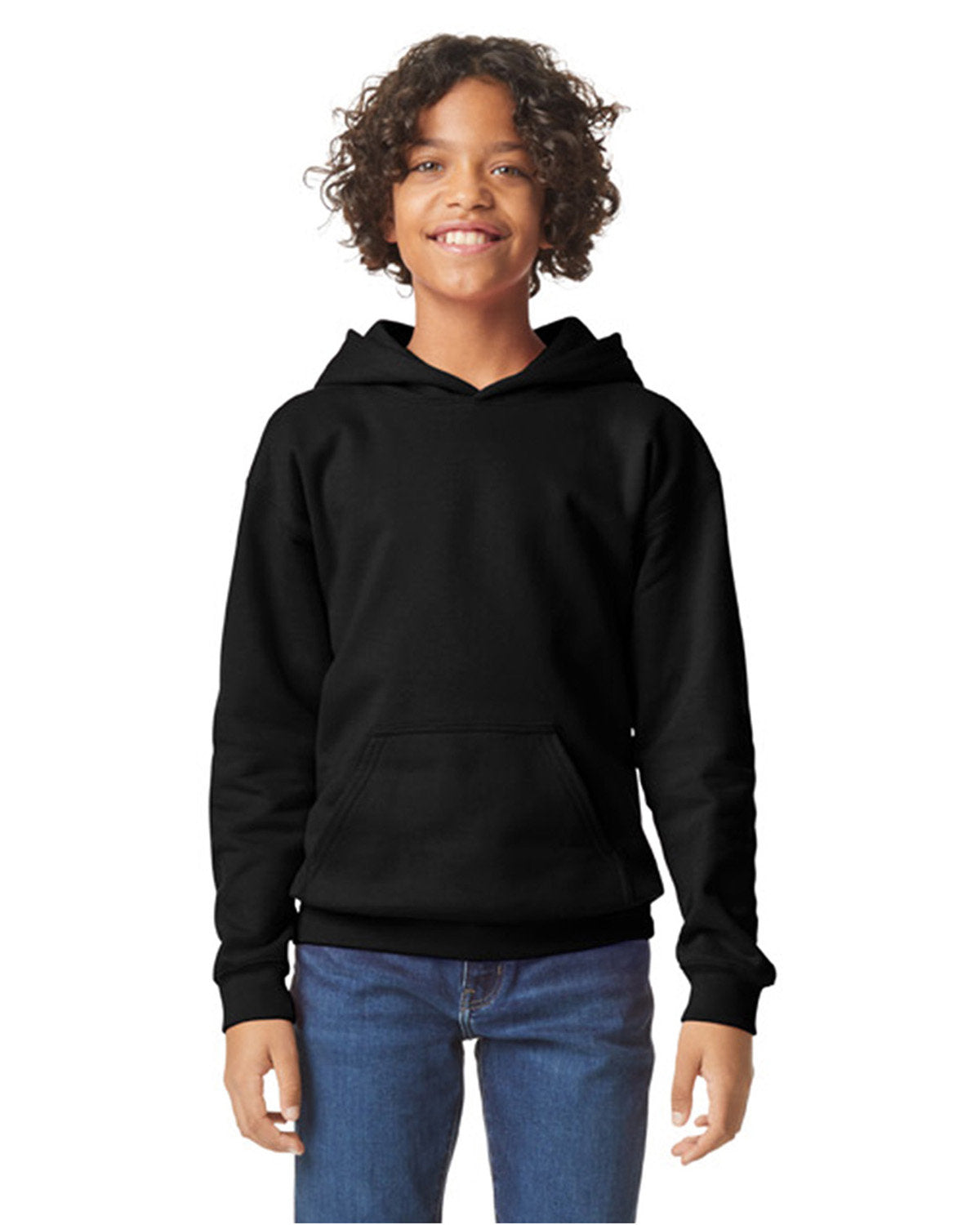 Gildan Youth Softstyle Midweight Fleece Hooded Sweatshirt