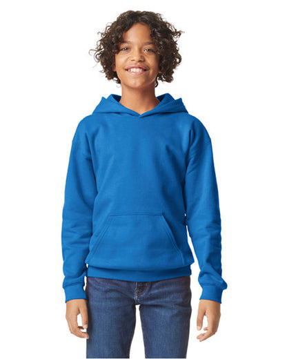 Gildan Youth Softstyle Midweight Fleece Hooded Sweatshirt