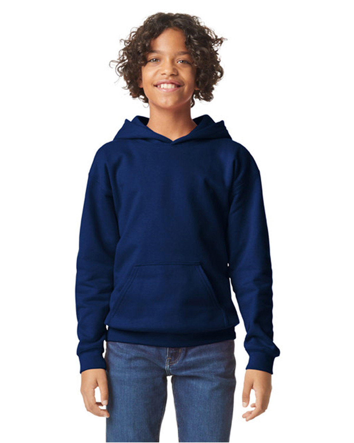 Gildan Youth Softstyle Midweight Fleece Hooded Sweatshirt