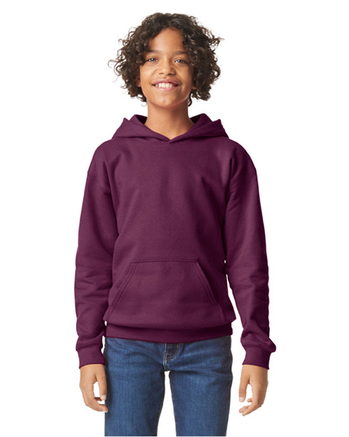 Gildan Youth Softstyle Midweight Fleece Hooded Sweatshirt